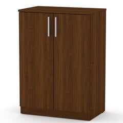 Шкаф КШ-17, коричневый цена и информация | Шкафчики в гостиную | pigu.lt