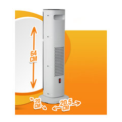 Keraminis šildytuvas-židinys 2000W, su valdymo pultu kaina ir informacija | Šildytuvai | pigu.lt
