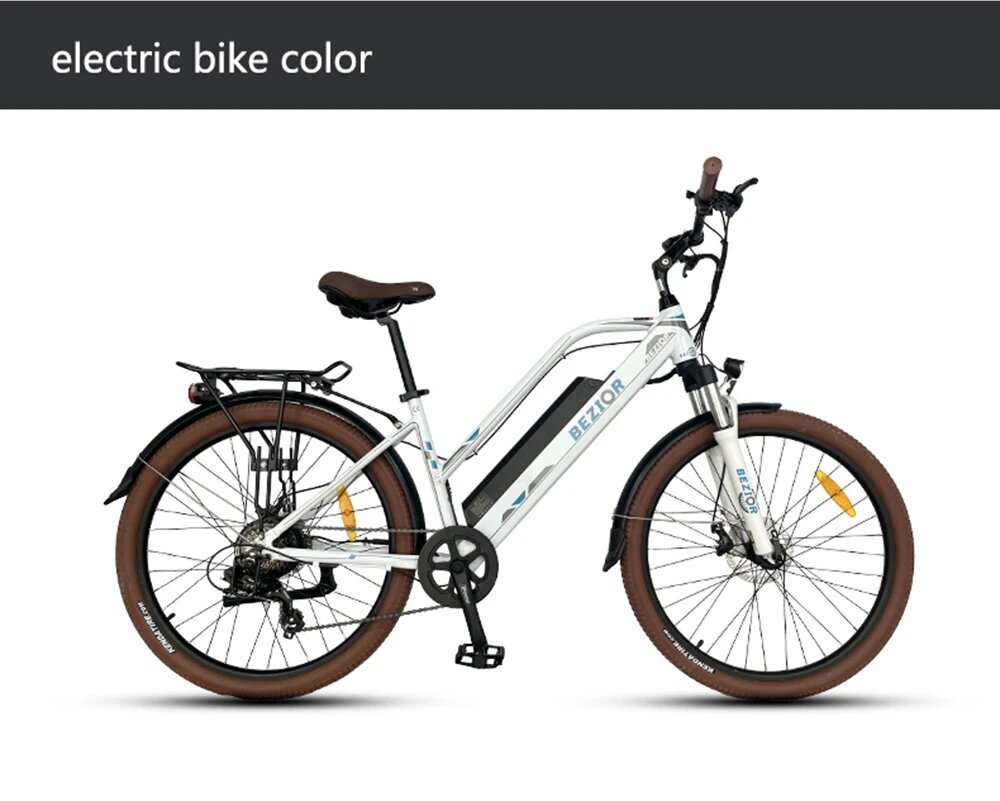 Elektrinis dviratis Bezior M2 Pro 26", juodas kaina ir informacija | Elektriniai dviračiai | pigu.lt