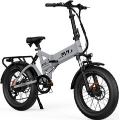 Elektrinis dviratis PVY Z20 Plus 20", pilkas kaina ir informacija | Elektriniai dviračiai | pigu.lt