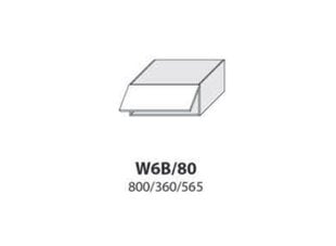 Pakabinama spintelė Carrini W6B 80, balta цена и информация | Кухонные шкафчики | pigu.lt