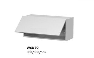 Pakabinama spintelė Carrini W6B 90, balta kaina ir informacija | Virtuvinės spintelės | pigu.lt