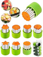 Набор инструментов для нарезки овощей и фруктов, 8 шт. цена и информация | Кухонная утварь | pigu.lt