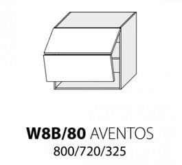 Pakabinama spintelė Carrini W8B 80, balta kaina ir informacija | Virtuvinės spintelės | pigu.lt