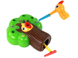 Magnetinis arkadinis žaidimas pagauk kirminą ir pamaitink paukštį Lean Toys, 10 d. kaina ir informacija | Stalo žaidimai, galvosūkiai | pigu.lt