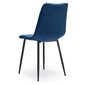 Kėdė Dover Velvet, mėlyna kaina ir informacija | Virtuvės ir valgomojo kėdės | pigu.lt