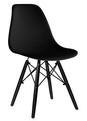 Kėdė Milano, juoda kaina ir informacija | Virtuvės ir valgomojo kėdės | pigu.lt
