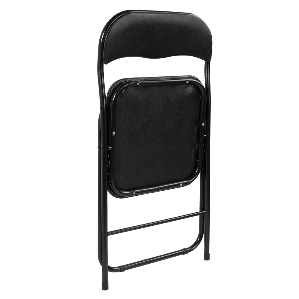 4-ių kėdžių komplektas Basico, juodas kaina ir informacija | Virtuvės ir valgomojo kėdės | pigu.lt