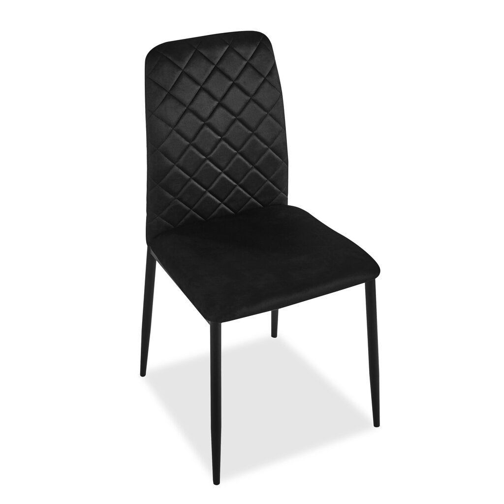 Kėdė Maverik Velvet, juoda kaina ir informacija | Biuro kėdės | pigu.lt