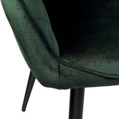 Темно-зеленое бархатное кресло HAVANA VELVET цена и информация | Офисные кресла | pigu.lt