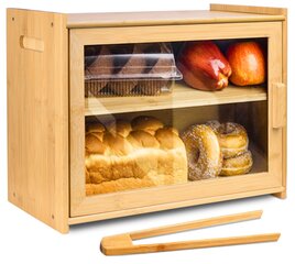 Bambukinė duoninė, 31x40x20 cm kaina ir informacija | Virtuvės įrankiai | pigu.lt