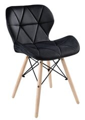 Kėdė Muret Velvet, juoda kaina ir informacija | Biuro kėdės | pigu.lt