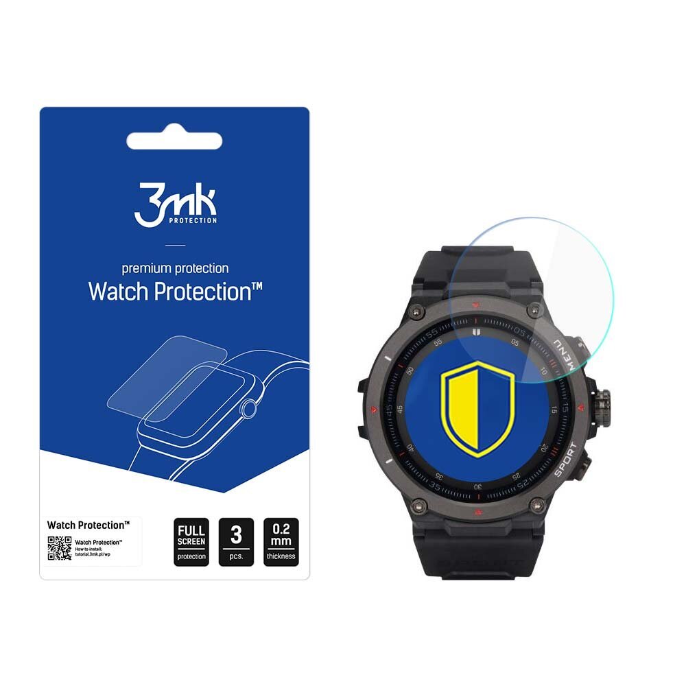 3mk Watch Protection™ FlexibleGlass Lite цена и информация | Išmaniųjų laikrodžių ir apyrankių priedai | pigu.lt