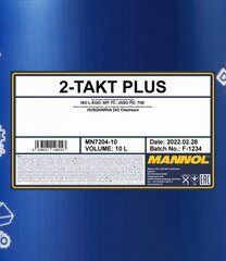 Mannol 7204 2-Takt Plus variklių alyva, 10L kaina ir informacija | Kitos alyvos | pigu.lt