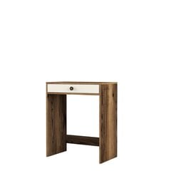 Makiažo stalas Asir, 70x40x84,7 cm, rudas/smėlio spalvos kaina ir informacija | Kosmetiniai staliukai | pigu.lt