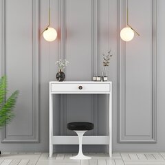 Макияжный столик Asir, 70x40x84.7 см, белый цена и информация | Туалетные столики | pigu.lt