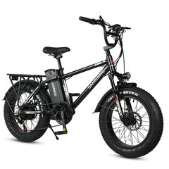 Elektrinis dviratis Samebike XWC05 20", juodas kaina ir informacija | Elektriniai dviračiai | pigu.lt