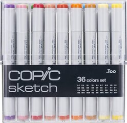 Маркеры Copic Sketch, 36 шт. цена и информация | Принадлежности для рисования, лепки | pigu.lt