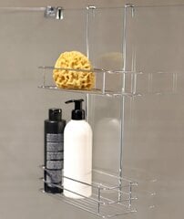 Kabanti dušo lentyna, chromo spalvos kaina ir informacija | Vonios kambario aksesuarai | pigu.lt