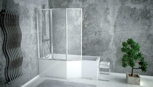 Товар с повреждением. Акриловая ванна Piramida Integra + стена из стекла цена и информация | Товары с повреждениями | pigu.lt