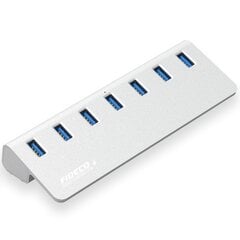 USB 3.2 šakotuvas Aktyvus 10 Gbps maitinimo šaltinio skirstytuvas kaina ir informacija | Adapteriai, USB šakotuvai | pigu.lt