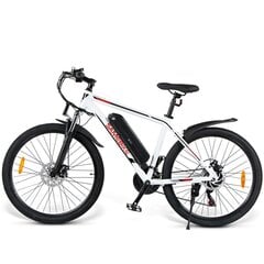 Elektrinis plento dviratis Samebike SY26 26", juodas/raudonas kaina ir informacija | Elektriniai dviračiai | pigu.lt