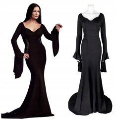 Morticijos Addams kostiumas, suknelė 3XL цена и информация | Карнавальные костюмы | pigu.lt