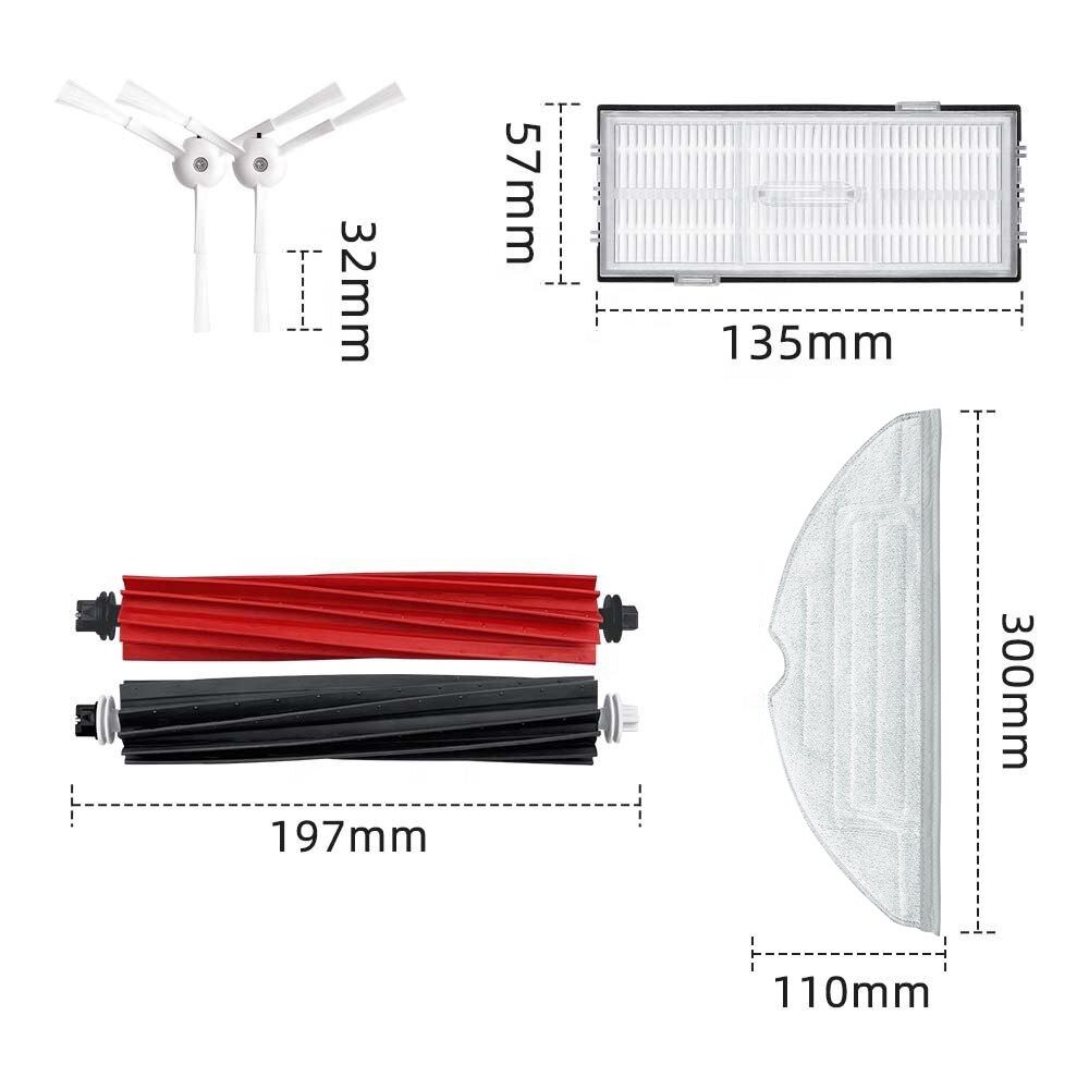 Roborock S8/S8+ kaina ir informacija | Dulkių siurblių priedai | pigu.lt