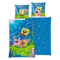 Vaikiškas patalynės komplektas Sponge Bob, 140x200, 2 dalių kaina ir informacija | Patalynė kūdikiams, vaikams | pigu.lt