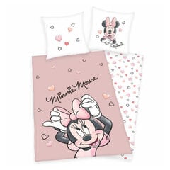 Vaikiškas patalynės komplektas Minnie Mouse, 140x200, 2 dalių kaina ir informacija | Patalynė kūdikiams, vaikams | pigu.lt
