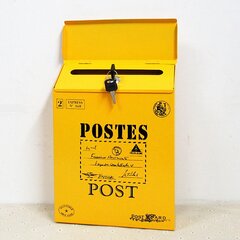 Pašto dėžutė, geltona, L7 kaina ir informacija | Pašto dėžutės, namo numeriai | pigu.lt
