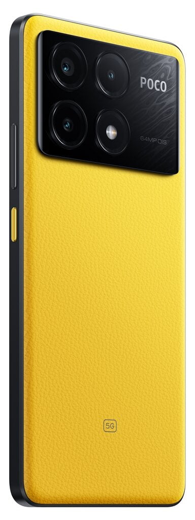Poco X6 Pro 5G 12/512 MZB0FVIEU Yellow цена и информация | Mobilieji telefonai | pigu.lt
