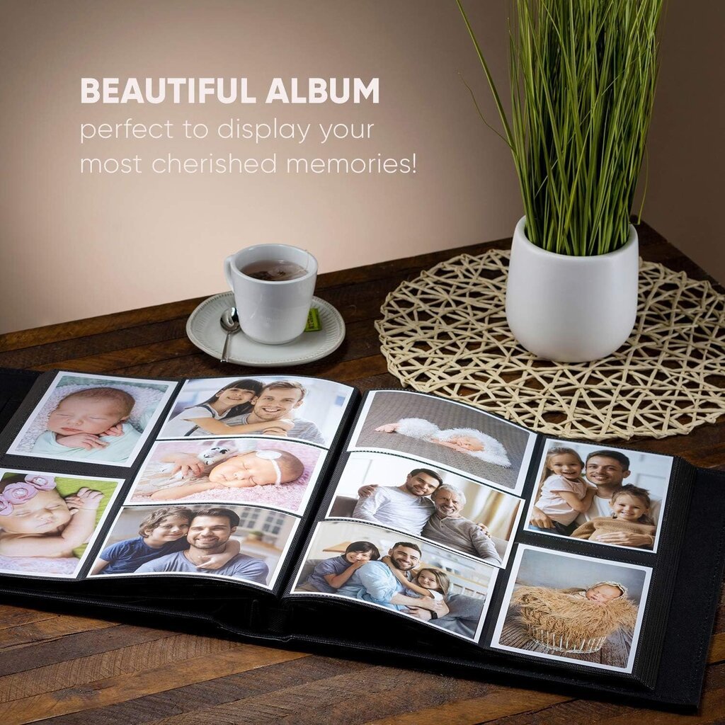 400 kišenių nuotraukų albumas LIVMAN BLGE-101 10x15cm nuotraukoms kaina ir informacija | Rėmeliai, nuotraukų albumai | pigu.lt
