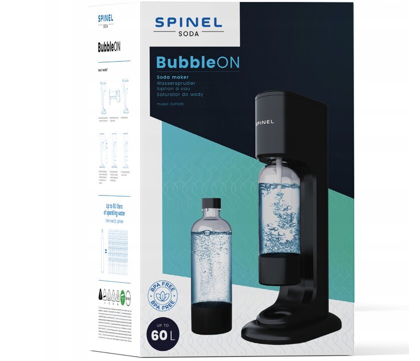 Spinel Soda BubbleON цена и информация | Gazuoto vandens aparatai ir priedai | pigu.lt