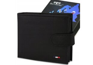 Odinė piniginė vyrams Beltimore D43, juoda kaina ir informacija | Vyriškos piniginės, kortelių dėklai | pigu.lt