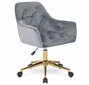 Biuro kėdė Milan, pilka kaina ir informacija | Biuro kėdės | pigu.lt