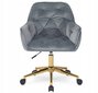 Biuro kėdė Milan, pilka kaina ir informacija | Biuro kėdės | pigu.lt