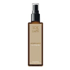 Raminanti veido ir kūno dulksna Vetiver Soil And Earth Face & Body Mist, 100 ml kaina ir informacija | Veido prausikliai, valikliai | pigu.lt