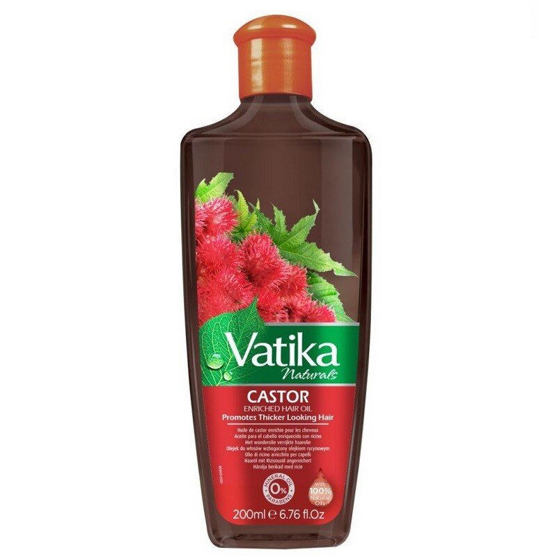 Ricinos aliejus plaukams Multivitamin, Dabur Vatika, 200 ml kaina ir informacija | Priemonės plaukų stiprinimui | pigu.lt