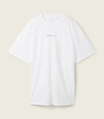 Мужская футболка Tom Tailor, белая цена и информация | Футболка мужская | pigu.lt