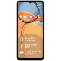 Xiaomi Redmi 13C 8/256 ГБ Clover Green цена и информация | Xiaomi Мобильные телефоны и аксессуары | pigu.lt