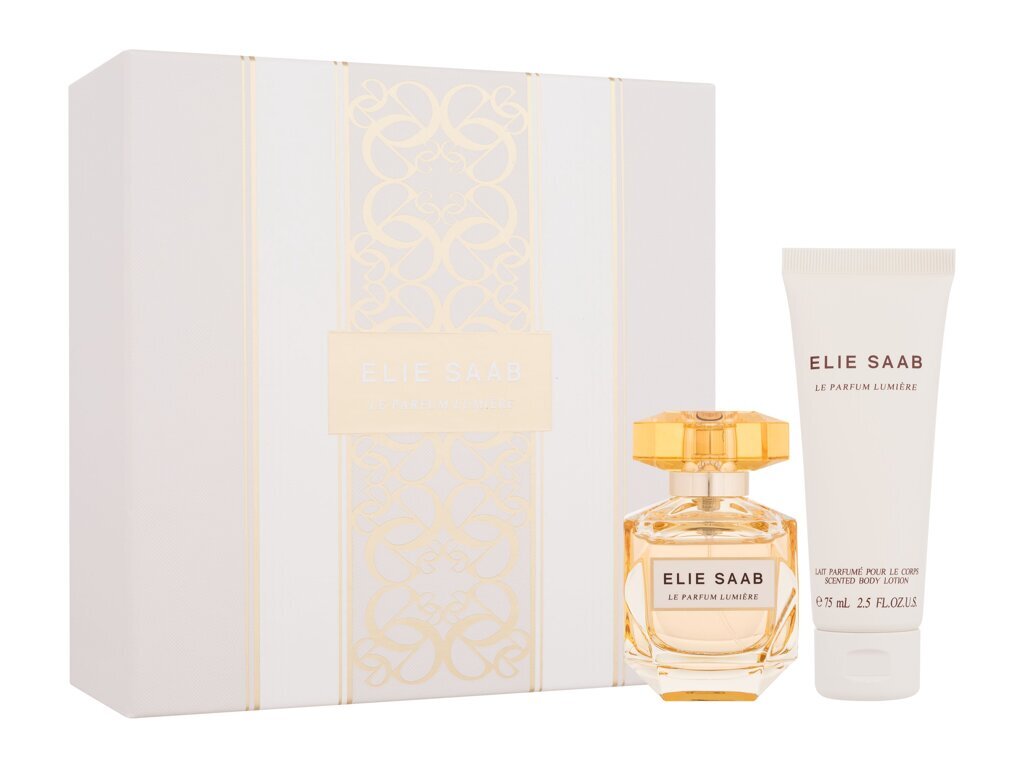 Kosmetikos rinkinys Elie Saab Le Parfum Lumiere moterims: kvapusis vanduo EDP, 50 ml + kūno losjonas, 75 ml цена и информация | Kvepalai moterims | pigu.lt