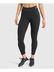 Sportinės tamprės moterims Gymshark 170446424579997421, juodos цена и информация | Gymshark Одежда, обувь и аксессуары | pigu.lt