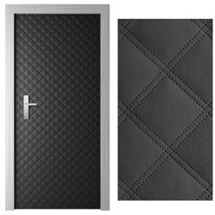 Обивка двери - SONIC 21, 110 см, черный цена и информация | Дверные петли и другие принадлежности | pigu.lt