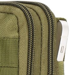 Поясная сумка в военном стиле Tactical Springos CS0099, темно-зеленая цена и информация | Рюкзаки и сумки | pigu.lt