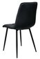 Kėdė Madison Velvet, juoda kaina ir informacija | Biuro kėdės | pigu.lt