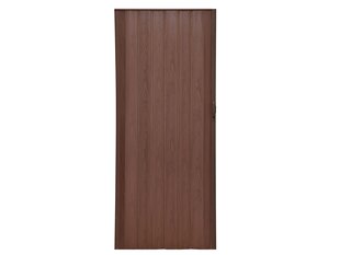Складная дверь, 100 см, коричневый цена и информация | Двери со стеклом LIRA, дуб сицилия, ЭКО шпон | pigu.lt