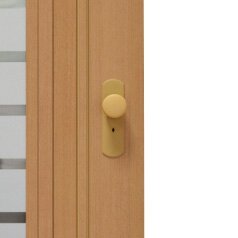 Sulankstomos durys, 86 cm, rudos kaina ir informacija | Vidaus durys | pigu.lt