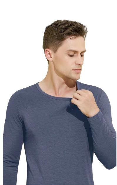 Termo apatiniai marškinėliai vyrams Shiyun, mėlyni kaina ir informacija | Vyriški termo apatiniai | pigu.lt