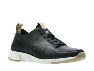 Женские легкие полуботинки Clarks Tri Spark из черной нубуковой кожи 261353844070 цена и информация | Женские туфли | pigu.lt